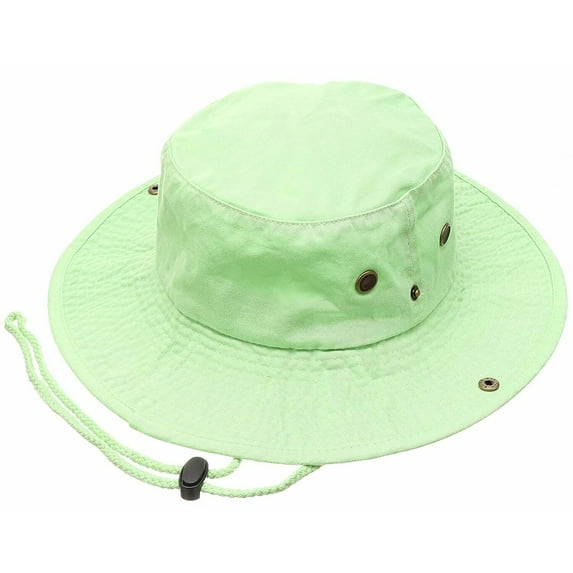 Men Women Boonie hat Cotton Wide Brim Foldable Double-Sided Outdoor