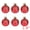 Red, variant on Unique Bargains 6Pcs Woven Texture Balls Mini Decorative Spheres Orbs Red 1.6"