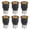 Black, variant on Yajisi 6Pcs E12 to E14 Adapter Converter, Candelabra to European Base Light Bulb Socket Extender for LED Halogen CFL Incandescent Lamps in Garages Bedrooms Living Rooms Kitchens Corridors, White