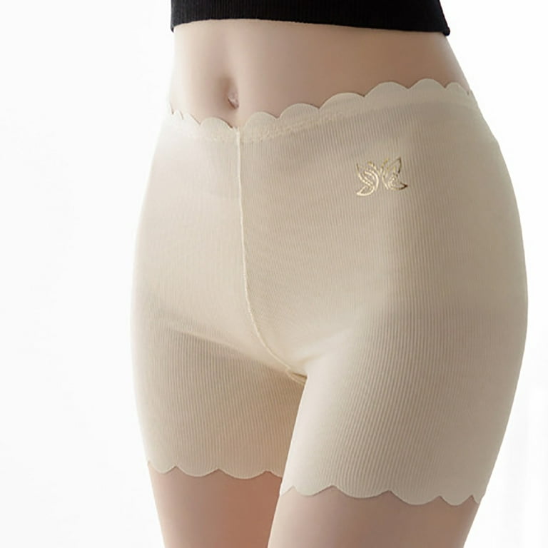 Slip Shorts for Under Dresses Women Anti Chafing Shorts Underwear Seamless  Under Dress Shorts Boyshorts Panties 