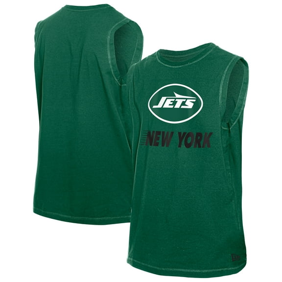 Men's-New Era  Green New York Jets Leisure Collection Tank Top