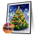 thumbnail image 1 of Cuadros Decorativos Kits de pintura de diamante 5D DIY Taladro redondo completo Árbol de Navidad Decoración de vacaciones Arte Ehuebsd embutido en tela, 1 of 8