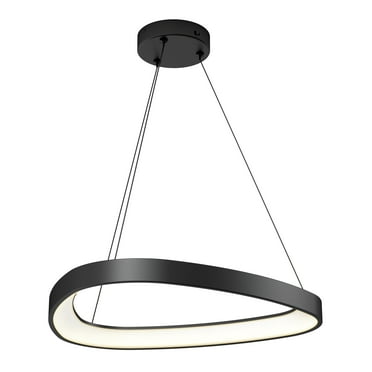 Artika Bjorn Modern Pendant Light Fixture, Matte black