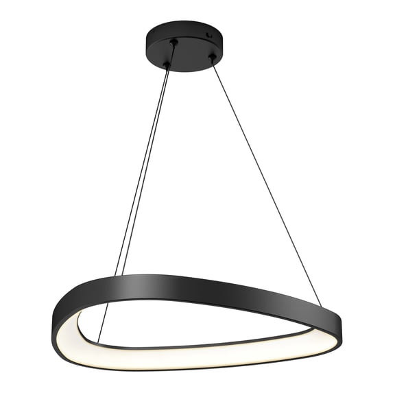 Artika Bjorn Modern Pendant Light Fixture, Matte black