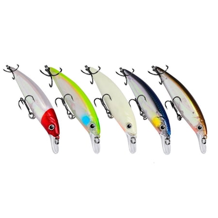 Youthyao 7g/14g Crankbaits Glow Hard Baits Trout Walleye Lures Swimbait Minnow Fishing Lures Fishing Tackle
