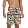 thumbnail image 2 of Fotbe Lantern Koi Fish Pajama Shorts for Men, Men's Pajama Bottoms, Sleepwear,Short Pajama Pants-Small, 2 of 9