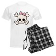 thumbnail image 6 of CafePress - Cute Skull Girl Men's Light Pajamas - Men's Light Loose Fit Cotton Pajama Set, 6 of 7