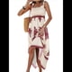 thumbnail image 3 of Vestido Bohemio con Cuello Cuadrado para Mujer, Informal, para y Verano, para Vacaciones en la Playa 2025 y Rojo M, 3 of 9