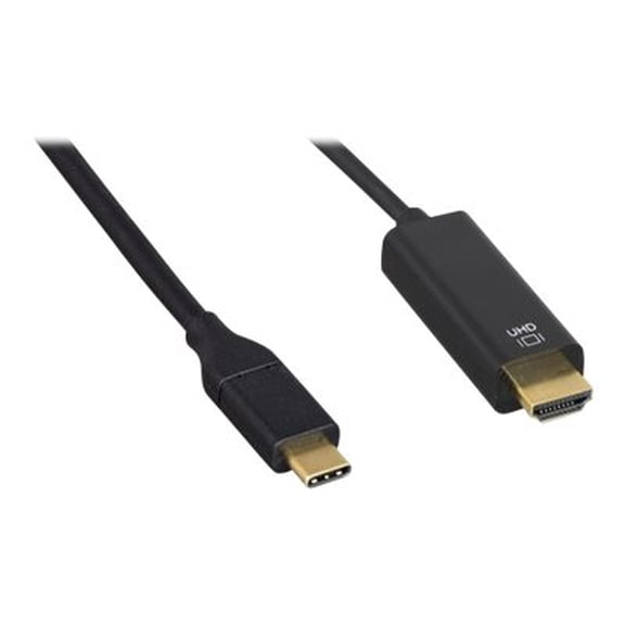 Axiom USBCMHDMIMK06-AX USB-C Male to HDMI Male Adapter Cable, Black - 6 ft.