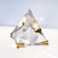 thumbnail image 1 of Prisma de pirámide de cristal, cristal de meditación artesanal Feng Shui con Go, 1 of 5