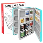 Magnetic Game Cards Holder Case 48 Slot DS Compatible With Nintendo New 3ds / New 3ds Xl / 3ds / 3ds Xl / Dsi / Dsi Xl / Ds / New 2ds /New 2ds Xl / 2ds/ 2ds Xl Catridge Portable Storage Box,Blue