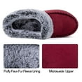 thumbnail image 3 of RockDove Women's Faux Fur Collar Moc Toe Clog Slipper, 3 of 7
