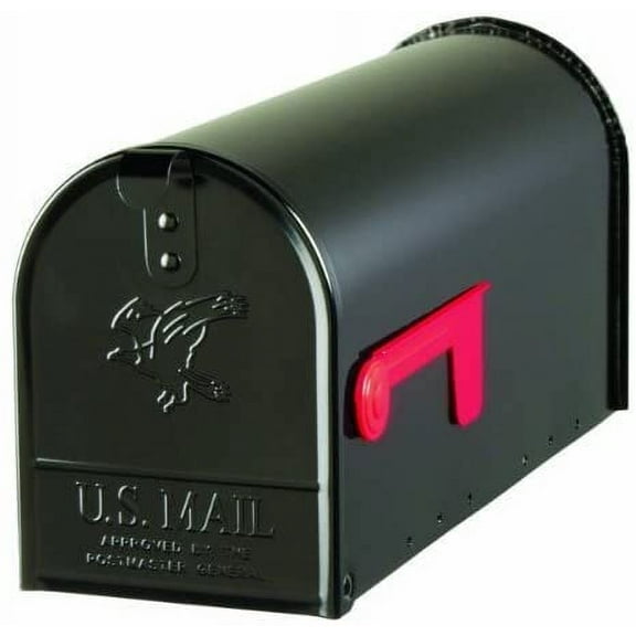 Solar Group E11B Black Elite Premium Steel Mailbox