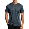 thumbnail image 4 of JTSRKL Quick Dry Mesh Tees for Men Breathable Lightweight Moisture Wicking Stretchy Shirts Summer Gym Running Active Casual Daily Tops, 4 of 7