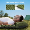 thumbnail image 2 of Camping sleeping mat, ultra light camping mattress with pillow, built-in foot pump, inflatable sleeping mat, suitable for camping, hiking, tent, daily activities, 2 of 7