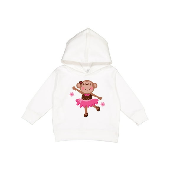Inktastic Ballerina Dance Monkey Toddler Hoodie
