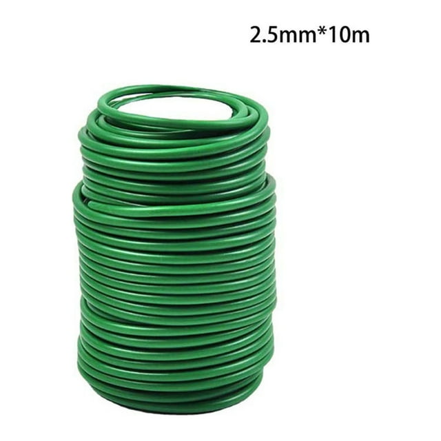 Lefu 8M/10M Plant twine green soft flexible bendy garden support wire cable tie
