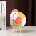 thumbnail image 5 of Mini Felt Sheep Figurine, Animal Statue, Nordic Sculpture Crafts Ornament for Home Party Bedroom Desktop Decoration, 5 of 5