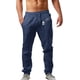 thumbnail image 1 of Pantalones casuales de lino para hombre, color liso, estampado de árbol, ligeros, sueltos, elásticos, con cordón, para verano, playa, yoga 078-azul marino 2XL 078-azul marino 2XL Xishao ropa, 1 of 2