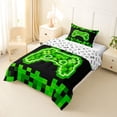 thumbnail image 2 of jejeloiu Kids Gamepad Controller Twin Comforter Sets,Game Cartoon Console Bedding Set For Boys Men Reversible 2 Pieces, 2 of 7