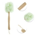 thumbnail image 3 of 1 Pc Long Handle Bath Brush Back Scrubber for Bathroom 14.96" Length Green, 3 of 6