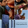 thumbnail image 4 of ANTSHARE for Google Pixel 8A, Slide Camera Cover & Screen Protector & 360°Rotatable Ring Kickstand Military Grade Heavy Duty Protection Case for Google Pixel 8A, 4 of 7
