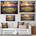thumbnail image 4 of Designart "modern Baseball Stadium V" Architecture Floater Framed Wall Decor, 4 of 7