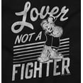 thumbnail image 2 of Popeye the Sailor Loves Not a Fighter Bodysuit Jumper Girls Infant Baby Brisco Brands 18M, 2 of 6
