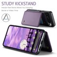 thumbnail image 3 of Dteck for Google Pixel 9 / 9 Pro Case with Card Holder, Magnetic Business Leather Wallet Case for Women Men with RFID Blocking Kickstand Shockproof Cover for Google Pixel 9 / 9 Pro,Purple, 3 of 9