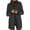 Black, variant on Clearance Sales Inleife Womens Jackets Women Fashion Solid Color Long Sleeve Turn-Down Jacket Pockets Loose Casual Outwear