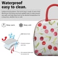thumbnail image 3 of Lunch Bag Lunch Box for Women Reusable Insulated Lunch Bags,Water-Resistant Cherry Pattern Cooler Lunch Tote Bag, Large Capacity for Work Travel Picnic, 3 of 6