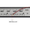 thumbnail image 3 of Uxcell 0603 DC 2.8-3V Surface Mounted Devices Prewired Micro LED Light Emitting Diode White 10 Pack, 3 of 5