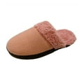 thumbnail image 2 of Isotoner Womens Pink Rose Clog Slippers Cozy Faux Fur Medium (7.5-8), 2 of 2