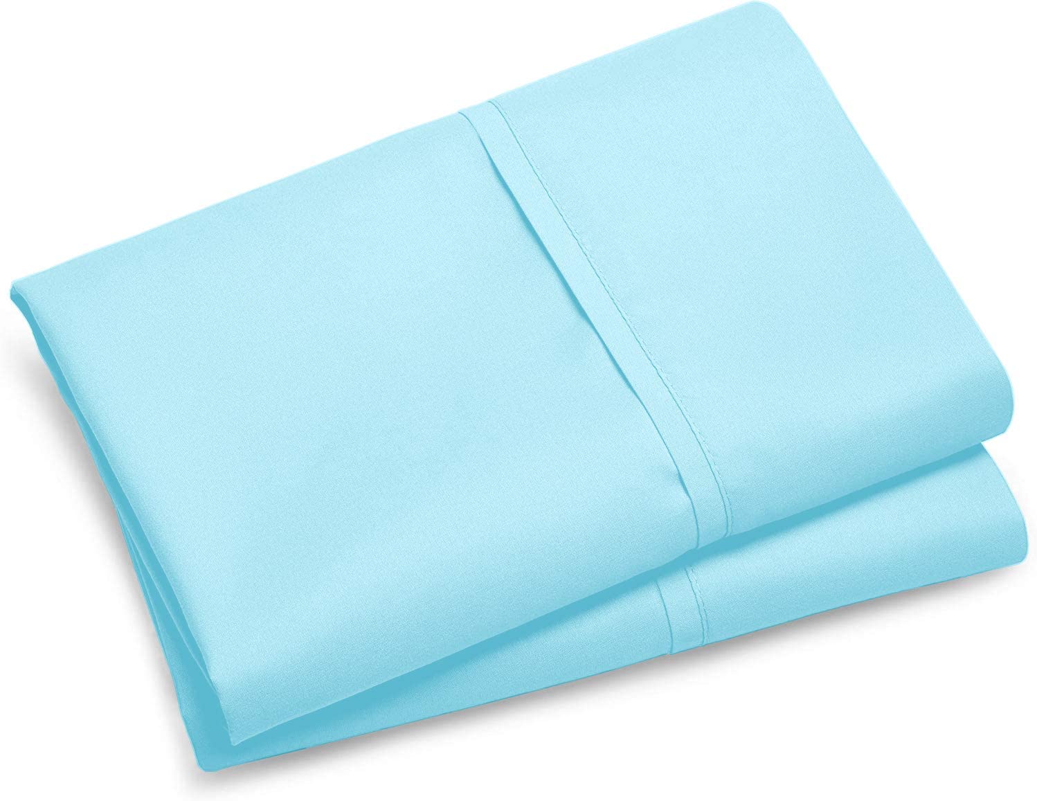Lavish Touch Standard Flannel Pillowcase Set 100 Cotton, Velvety Soft