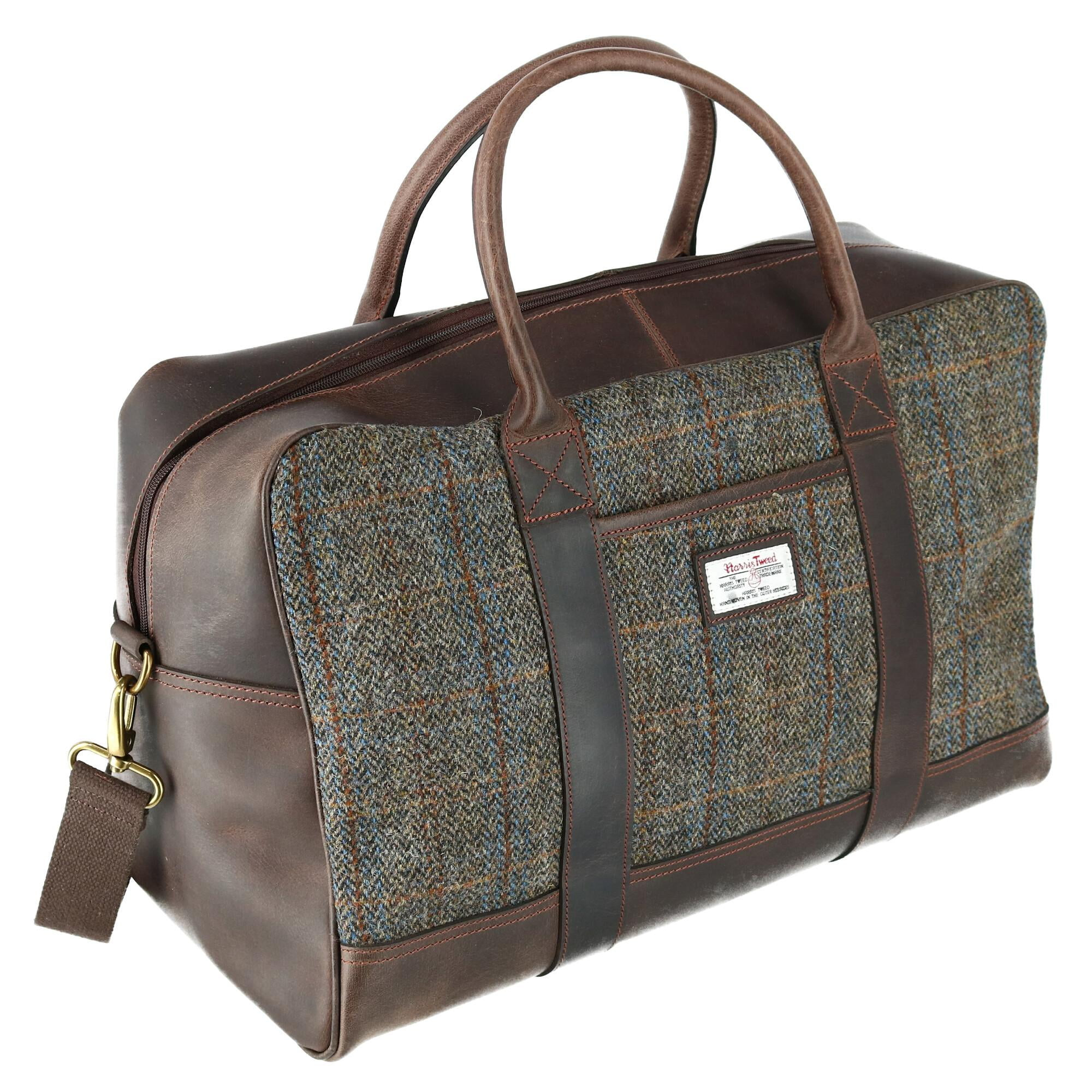 harris tweed duffle bag