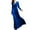 Dark Blue, variant on Women s V Neck Long Sleeve Velvet Maxi Dress Flowy Floor Length Formal Evening Party Dress Slim Fitted Ruched Bodycon Dress Soft Stretchy Fabric for Weddings Proms
