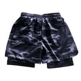 thumbnail image 6 of Mens Swim Trunks with Compresssion Liner Elastic Waist Camouflage Print Board Shorts with Pockets Swim Shorts Beachwear, 6 of 6