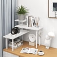 thumbnail image 6 of Kitchen Countertop Organizer - 3 Tier Corner Shelf, Bathroom Counter Organizer, Spice Rack, Coffee Bar, Over Sink, Rustic Brown, 6 of 8