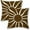 Brown Sun, variant on Summer Outdoor Pillow Covers 18x18 Inch 2 Pcs, Mustard Yellow White Sun Boho Decorative Throw Pillows,Sunshine Abstract Farmhouse Decor Pillowcase Linen Cushion Cover for Home Couch Sofa Bed