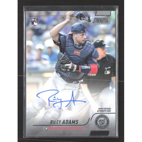 2022 Topps Stadium Club Riley Adams SCBA-RAD RC Autographed Baseball Card