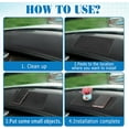 thumbnail image 5 of Non Slip Mat Car Dashboard Sticky Phone Grip Anti-Slide Gel Pad 10.6"x 5.9" Extra-Thick Dash Mat Multifunctional Fixate Rubber Pads for Radar Detector Mount Phone Holder Car Decorations, 5 of 5