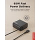 thumbnail image 2 of Cargador Lenovo USB-C 65W PD 3.0 con cable de 2 m negro, 2 of 5