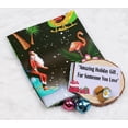 thumbnail image 2 of HAPPY BAY Men's Christmas Tree Holiday Bath Trunk Swimsuit Vacation Xmas Party Gifts Sarong Pareo Beachwear Wrap One Size Ink, Santa Surf, 2 of 5