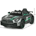 thumbnail image 2 of Gymax Licensed Kids Ride On Car 12V Electric Mercedes Benz Toy Car with 2.4G Remote Control Silver, 2 of 10