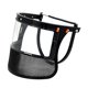 thumbnail image 5 of Protector facial para casco de seguridad, visera de malla de alambre de acero, protector facial para , deshierbe y jardinería., 5 of 9