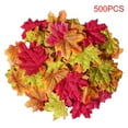 thumbnail image 1 of 500/1000 Pieces of Artificial Autumn Maple Leaf Maple Leaf Autumn Leaf Mat Mural House Number Party Wedding Halloween Christmas Decorations, 1 of 9