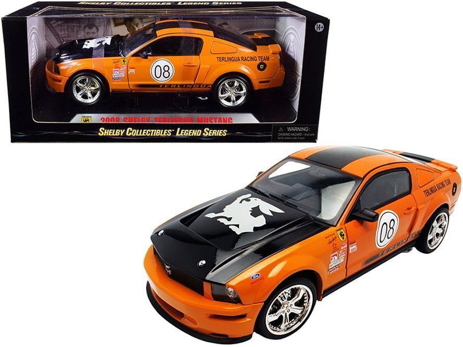 2008 Ford Shelby Mustang GT500KR Blue 1/18 Diecast Car Model