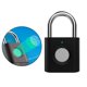 thumbnail image 1 of Bloqueo de huellas dactilares Hugo antirrobo Digital portátil para casilleros gimnasio PUERTA negro, 1 of 10