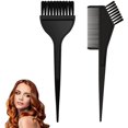 thumbnail image 1 of Dyeing Brush Set 2 Pieces Hair Coloring Brush Comb Hair Dye Brushes Bleach Dye Applicator Tools for Hair Salon, 1 of 5