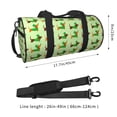 thumbnail image 2 of Fotbe dogs St Patrick's Day Bolsa Deportiva de Lona Plegable con Estampado, Bolsa de Gimnasio con Bolsillo Seco/Húmedo, Bolsa de Viaje Ultraligera de Gran Capacidad, 2 of 6